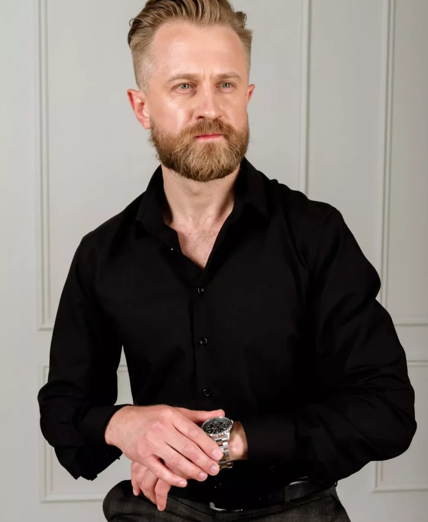 Camasa Barbati ML Art.87001 negru 2