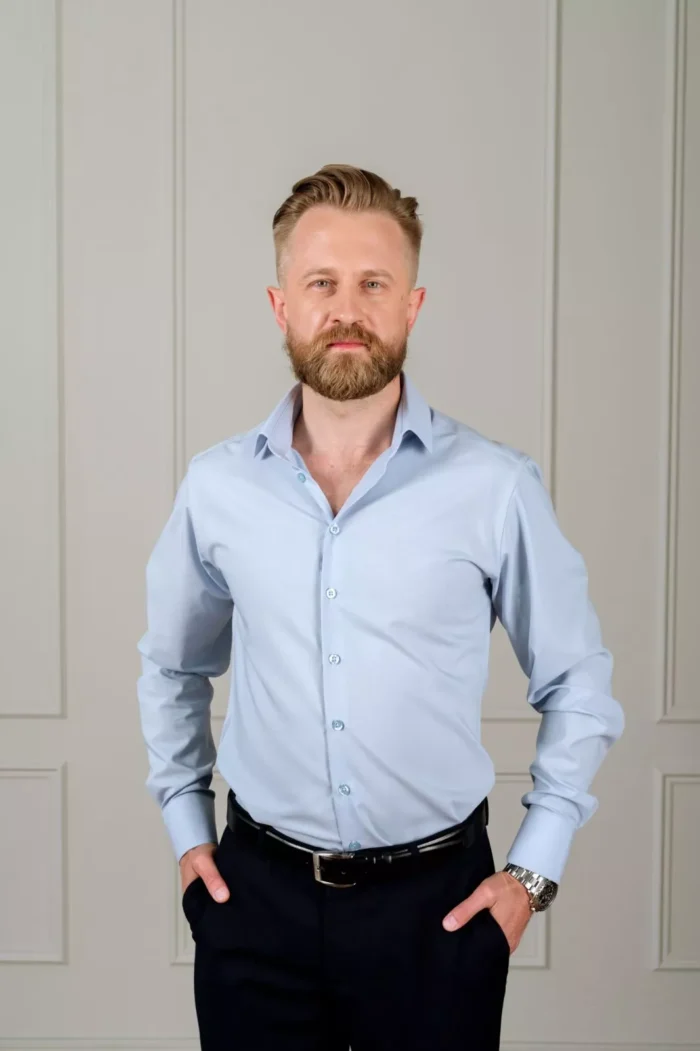 Camasa Barbati albastra ML Art.87001 2