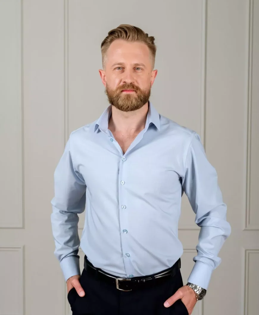 Camasa Barbati albastra ML Art.87001 2