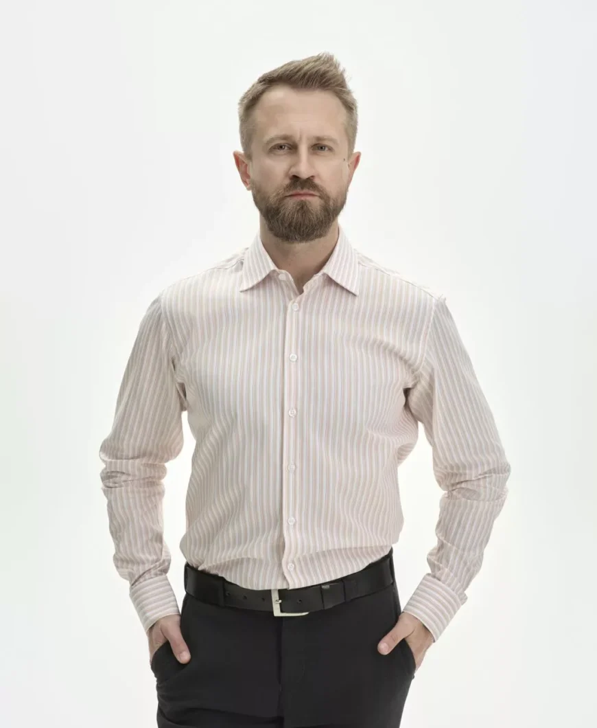 Camasa Barbati bej dungi ML M2221136 2