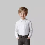 Camasa Alba pentru Baieti
