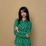 Camasa floral pentru femei din viscoza 100%